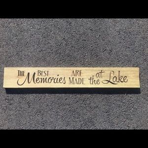 “The Best Memories Are Made...” Custom Wood Sign